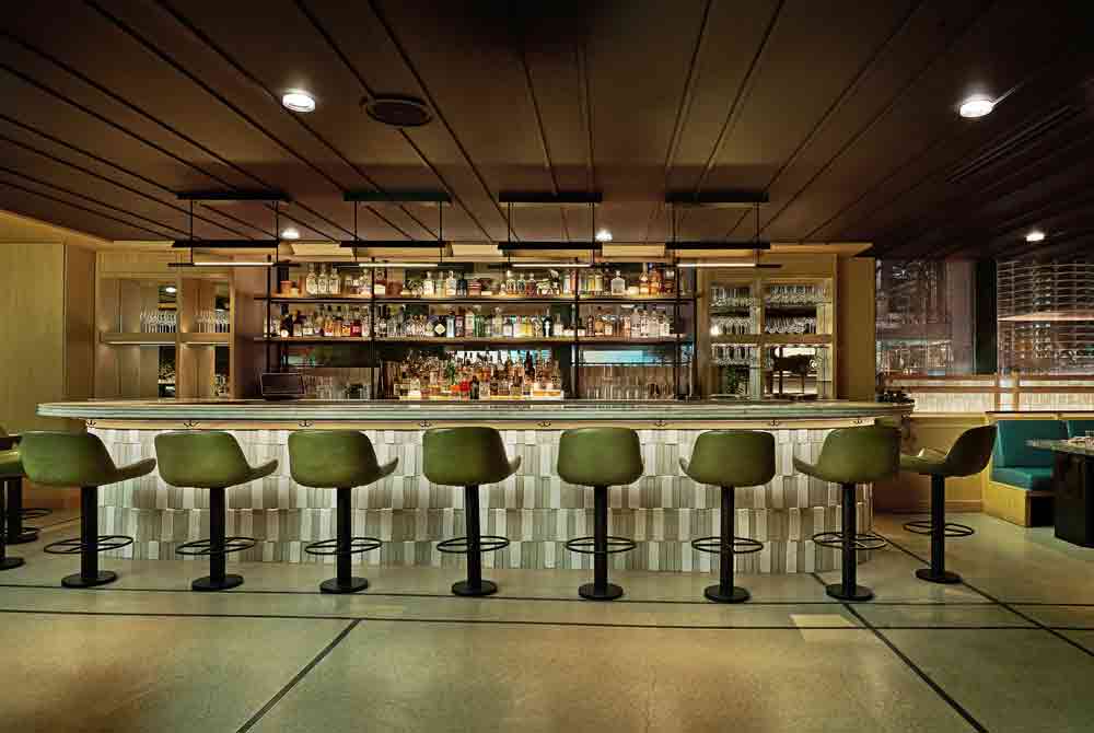 Perilla chef's counter at L7 Chicago.