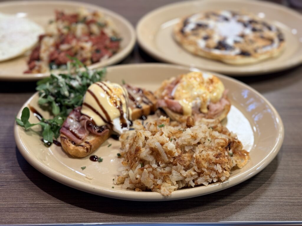 Hash plate at Snooze.